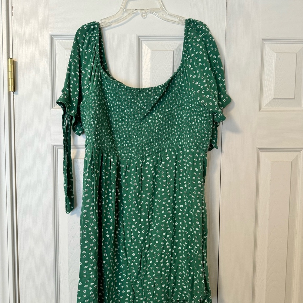 American Eagle Outfitters Green Mini Dress
